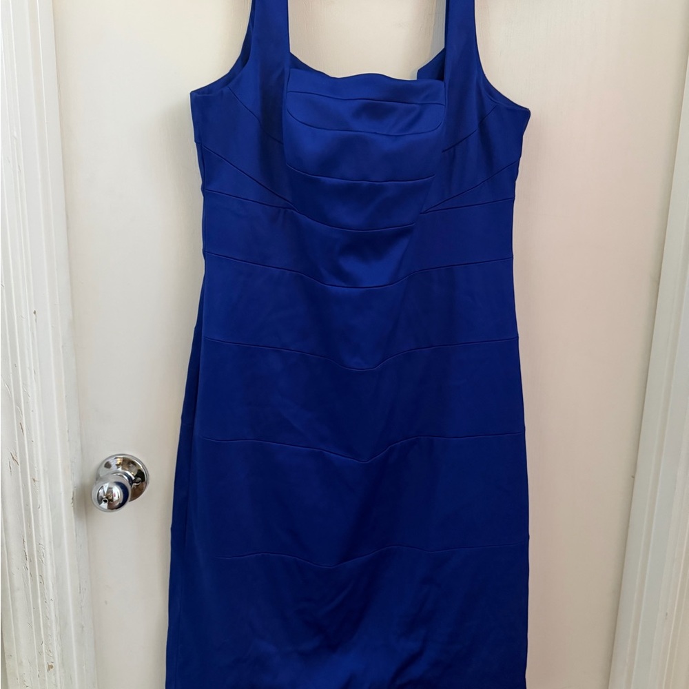 Signature by Sangria Royal Blue Mini Dress